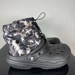Crocs Classic Neo Puff Short Snow Boots Women’s 7 Men’s 5 Black